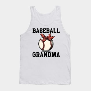 Funny Baseball Grandma Funny Baseball Lover Birthday Gift For Grandmother Grandparents Day Tank Top